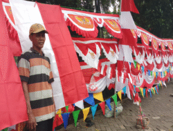 Penjualan Bendera Merah Putih Sepi Menjelang HUT Kemerdekaan RI ke-80