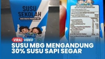Penting! Susu dalam Program Makan Bergizi Gratis Ditegaskan IPB: 13 Zat Esensial & Ekonomi Lokal